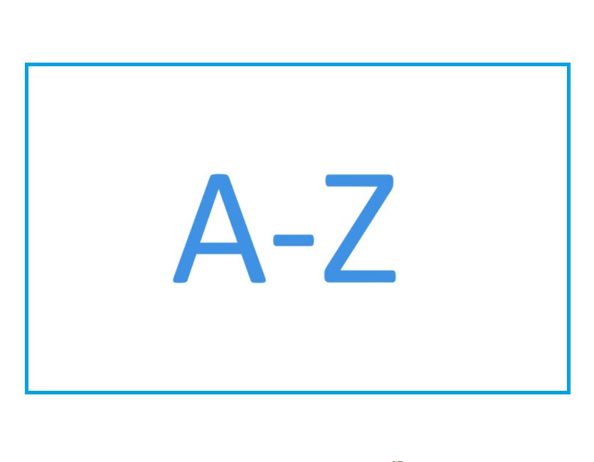 A to Z Index